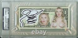 1/1 SCARLETT JOHANSSON Dollar Bill Auto Signed PSA DNA Slabbed Rare Currency