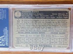 1952 Topps #1 Andy Pafko ROOKIE CARD RC SIGNED AUTO AUTOGRAPH PSA/DNA Slabbed