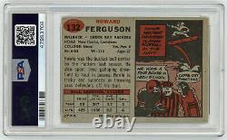 1957 PACKERS Howie Ferguson signed card Topps #132 PSA/DNA Slab AUTO RARE