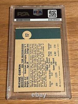1961 Fleer Basketball #17 Richie Guerin Signed Auto Rookie Rc Card Psa/dna Slab