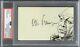 1966 Otto Preminger Mr. Freeze Batman Signed 3x5 Index Card (psa/dna Slabbed)