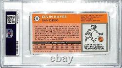 1970-71 Topps ELVIN HAYES Signed Auto Rockets Card #70 Graded PSA/DNA 10 SLABBED