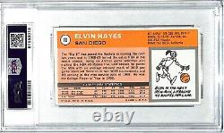 1970-71 Topps ELVIN HAYES Signed Autographed Rockets Card #70 PSA/DNA SLABBED