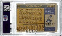 1971-72 Topps ELVIN HAYES Signed Auto Rockets Card #120 Graded PSA/DNA 10 SLAB