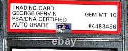 1975 76 Topps GEORGE GERVIN Signed Auto Spurs Card #233 Graded PSA/DNA 10 SLAB
