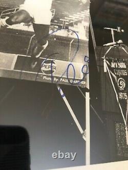 1975 Pele Signed Type 1 Press Photo NASL Signing New York Cosmos PSA/DNA Slabbed