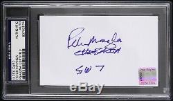 1977 Peter Mayhew Star Wars Signed LE 3 x 5 Index Card (PSA/DNA Slabbed)