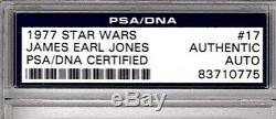 1977 Topps JAMES EARL JONES Signed Darth Vader Card SLABBED PSA/DNA #83710775