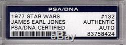 1977 Topps JAMES EARL JONES Signed Darth Vader Card SLABBED PSA/DNA #83758424