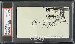 1980 Burt Reynolds Smokey and the Bandit Signed Index Card (PSA/DNA Slabbed)