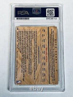 1993 Action Packed Rick Barry Signed Auto Card #48 PSA DNA Slabbed Warriors HOF