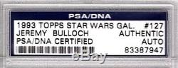 1993 STAR WARS JEREMY BULLOCH Signed BOBA FETT Card PSA/DNA SLABBED #83387947
