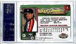 1993 Stadium Club KEN CAMINITI Signed Auto Astros Card #4 PSA/DNA Slabbed