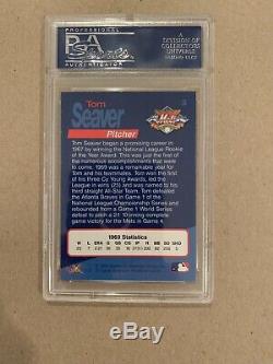 1994 Mets 69 Spectrum Promos #P3 Tom Seaver Signed Autographed Card PSADNA Slab