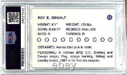 1997 Auburn Doubledays ROY OSWALT Signed Auto Rookie Card #31 PSA/DNA Slabbed