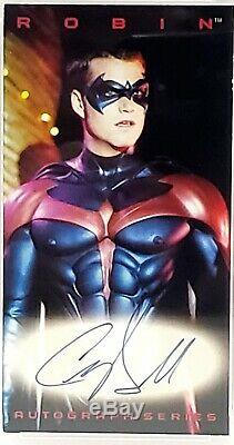 1997 Skybox Batman & Robin Signed Card Set Schwarzenegger +5 PSA/DNA SLABBED
