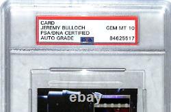 1997 Star Wars 70MM Cel JEREMY BULLOCH Boba Fett Signed Card PSA/DNA 10 Slab