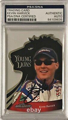2000 Maxximum Young Lions Kevin Harvick Signed RC Card PSA/DNA Slabbed