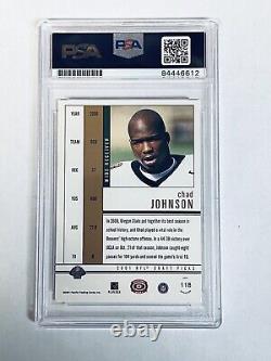 2001 Pacific Chad Johnson Signed Auto Rookie Card PSA DNA Slabbed