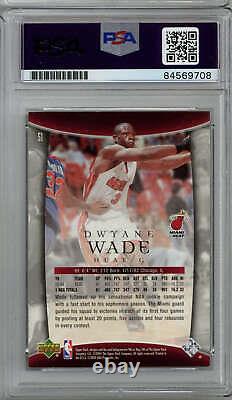 2004-05 UD Trilogy #51 Dwyane Wade PSA DNA Auto Signed Slabbed Heat ID366010