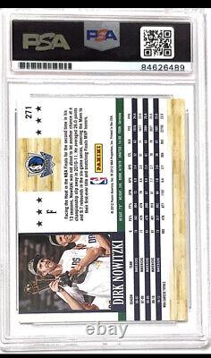 2012-13 NBA Hoops #271 Dirk Nowitzki Signed AUTO Card PSA/DNA Slabbed Autograph