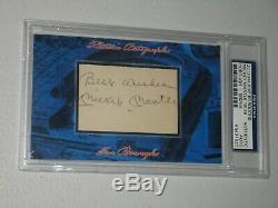 2013 Historic Autographs MICKEY MANTLE SIGNED BEST WISHES PSA DNA SLABBED AUTO