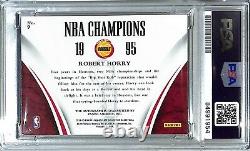 2015 14 Panini Immaculate ROBERT HORRY Signed Rockets Card 47/75 PSA/DNA SLABBED