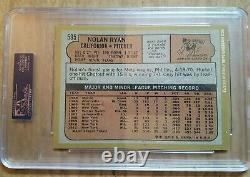 2015 Topps Cardboard Icons Gold Nolan Ryan 1972 Topps Autograph PSA/DNA SLAB /49