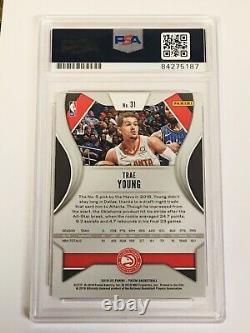 2019 Panini Prizm Trae Young Signed Auto Card PSA DNA Slabbed