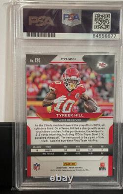 2020 Prizm Tyreek Hill Green /175 Signed Auto Card PSA DNA Slabbed Mint Chiefs