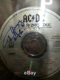 Ac/dc Angus young Signed Cd Slabbed PSA/DNA