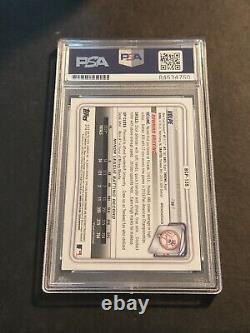 Anthony Volpe Signed 2020 1st Bowman Chrome BCP-139 PSA/DNA Slab Yankees A