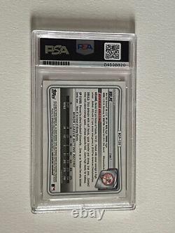 Anthony Volpe Signed 2020 1st Bowman Chrome PSA/DNA Slab Autographed Card Yankee