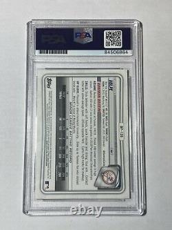Anthony Volpe Signed 2020 1st Bowman Paper CAMO PSA/DNA Slab Autographed YANKEES