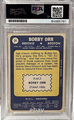 BOBBY ORR 1969-70 Topps Signed Auto Autographed Boston Bruins PSA/DNA Slab