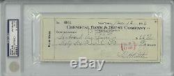 Babe Ruth Signed Authentic Autographed Check Slabbed PSA/DNA #81996980