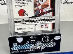 Baker Mayfield Signed Autographed 2018 Panini Rc Rookie Card Psa Dna Slabbed