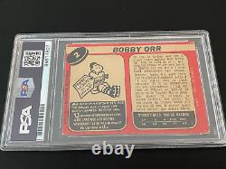 Bobby Orr signed 1968 O-Pee-Chee Card PSA DNA Slabbed Auto 10 #2 Bruins C895