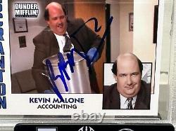 Brian Baumgartner Office Kevin Malone Signed Autographed Card Psa Dna Slabbed