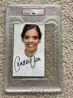 Candace Owens Conservative American Signed Auto 4x6 Photo PSA/DNA Slabbed Trump