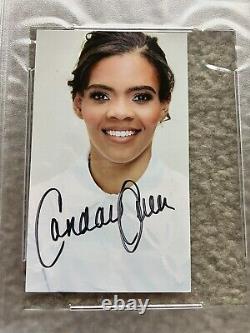 Candace Owens Conservative American Signed Auto 4x6 Photo PSA/DNA Slabbed Trump