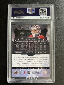 Carey Price AUTOGRAPH AUTO SIGNED PSA/DNA Slabbed 2011-12 Artifacts Card