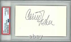 Carrie Fisher Signed Cut Signature Psa Dna Slabbed 84233242 (d) Star Wars Leia