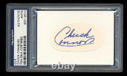 Chuck Connors Mint Signed Cut Psa/dna Slabbed Autographed The Rifleman
