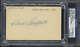 Clark Griffith Index Card Signed Auto Psa/dna Slabbed Cubs