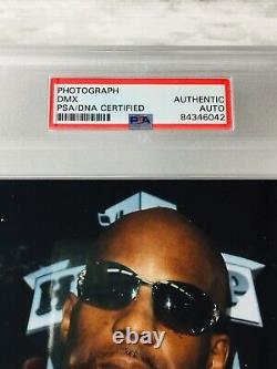 DMX Inscribed Auto Signed! Psa/dna Slabbed Authentic 8x10 Photo! Rare
