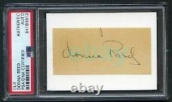 DONNA REED Signed Cut Autograph signature PSA/DNA slabbed IT'S A WONDERFUL LIFE