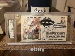 Dan Marino Signed Auto First Day Cover Psa/dna Slabbed 1985 Super Bowl Dolphins