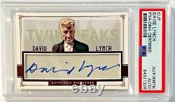 David Lynch Director Twin Peaks Signed Custom Auto CARD 1/1 PSA/DNA Slabbed