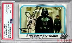 David Prowse signed Trading Card PSA DNA Slabbed Auto Star Wars Darth Vader C768